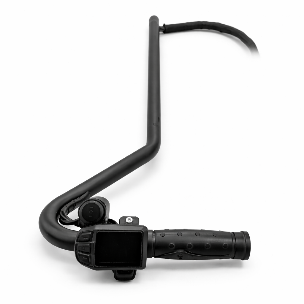 e-Beach Wagon removable handlebar detached for transport and storage