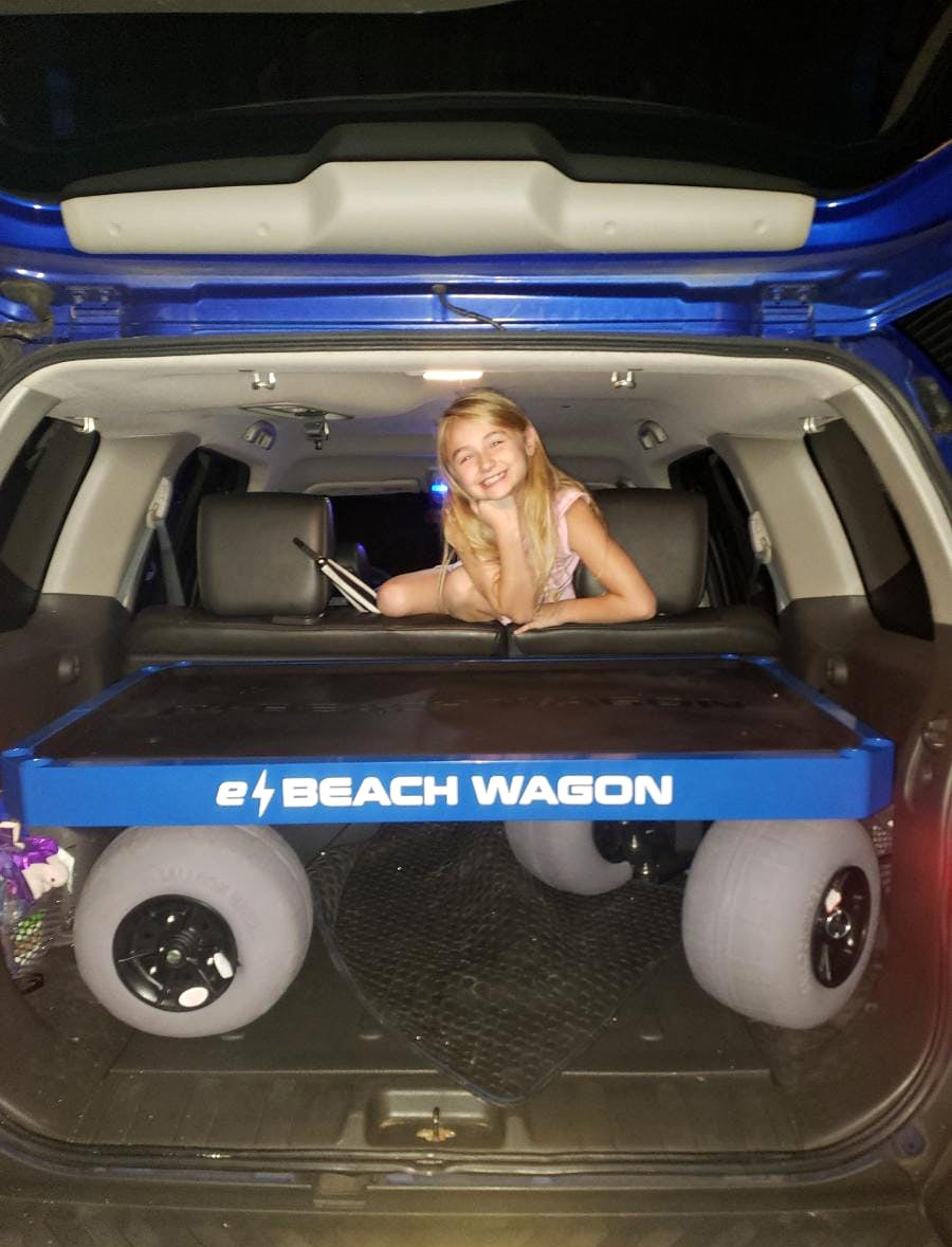 multifunctional electronic beach cart