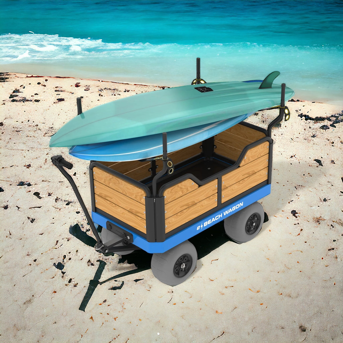 multifunctional electronic beach cart