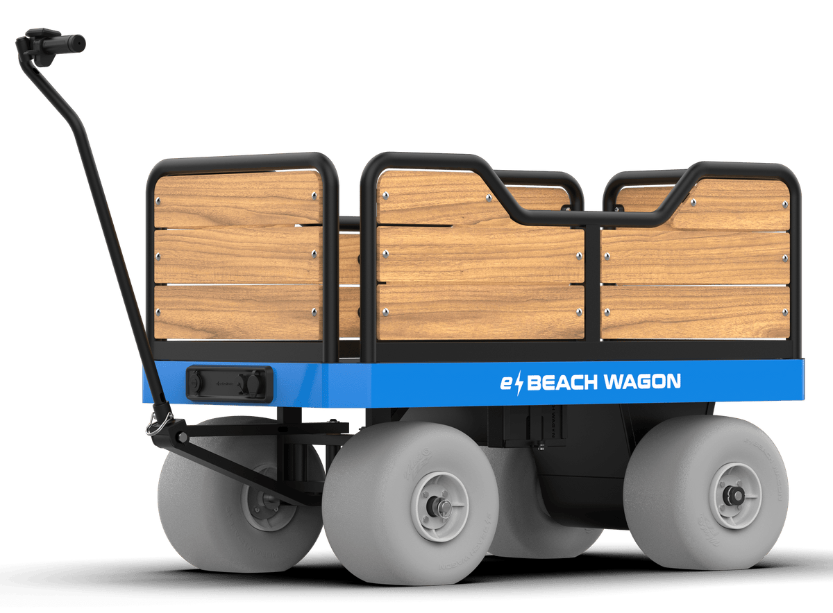 stylish motorized beach wagon