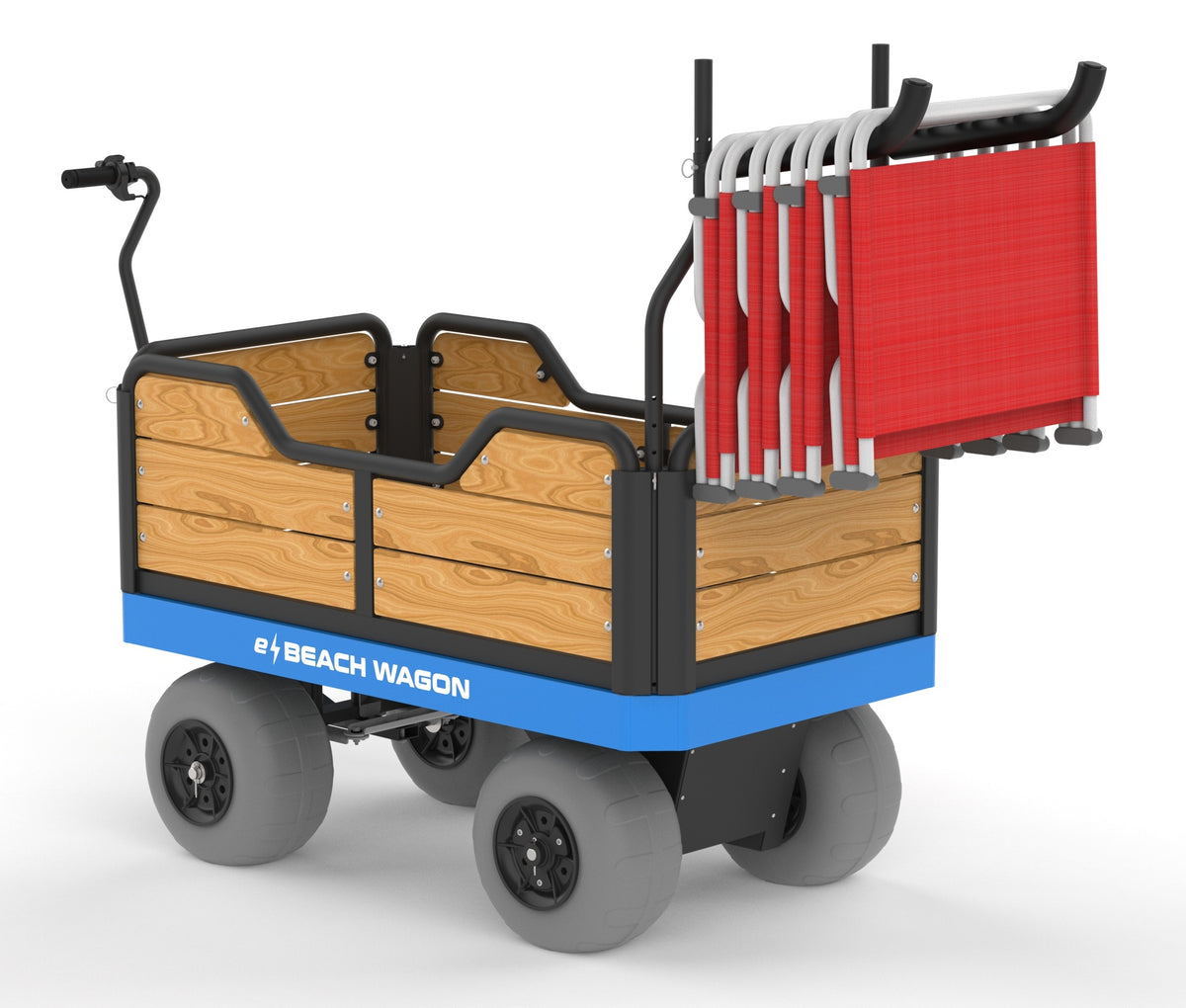 innovative motorized beach cart